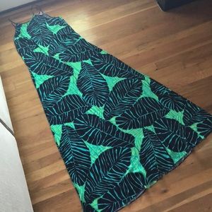 Lilly Pulitzer Silk Maxi | Large | EUC